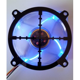 Inspired Laser Design Custom Acrylic Sniper Scope Crosshair Computer Fan Grill 80mm