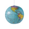 Inflatable World Globe Beach Ball 9"