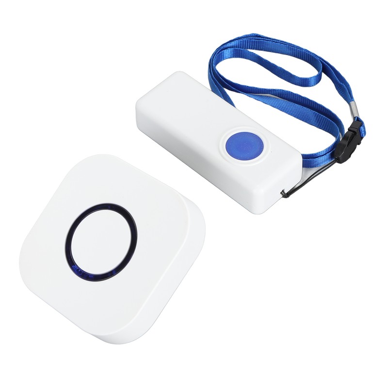 Wireless Caregiver Pager Call Button 4 Level Volume Adjustment Emergency