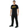 Rothco Army Performance Physical Training PT Shirt, Black - M