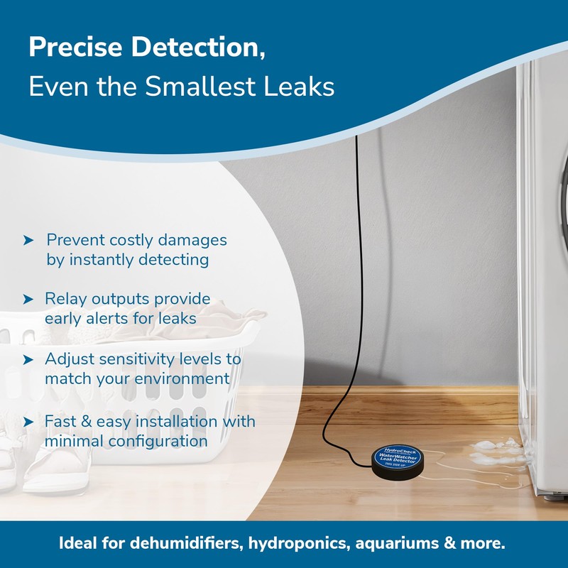HydroCheck Water Leak Detector Replacement Puck - Commercial Moisture Sensor