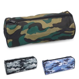 Fashion Stationery Pencil Case Boys Secondary School Green Camouflage Pencil Cases for Girls Kids or Children at Primary School or a Teenage Boy 1 Large Compartment Storage Case…