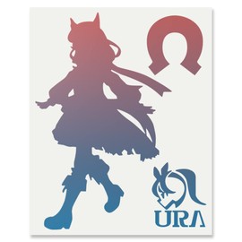 Cutting Sticker S Only The Image Remains Sticker S "Machikanetanhaiza Katsuruku" Metallic Gradient 134M