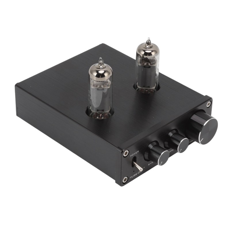 TUBE 03 Audio Amplifier Black with 6K4 Electronic Bile Duct