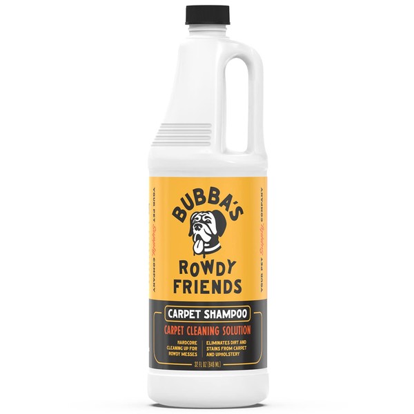 BUBBA'S ROWDY FRIENDS Bubbas Carpet Cleaner Solution for Shampoo Machine