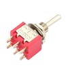 10pcs 3 Position Momentary Toggle Switch, Momentary Toggle Switch ON-Off-ON