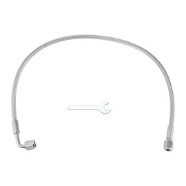 TUCKBOLD AN4 Turbo Oil Feed Line Kit 22" Pressure Remote Turbocharger Oil Drain Return Line with Adapter,Wrench 1 Set