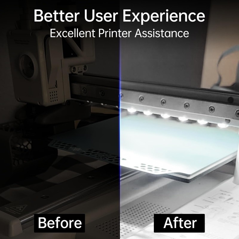 DiGiYes LED Light Strip Fit for Bambu-Lab A1 3D Printer,
