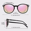 DUCO Women's Sunglasses UV Cut, Polarized Lens, UV 400, Round
