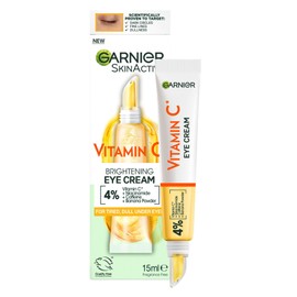 Garnier Garnier Eye Cream, With 4% Vitamin C, Brightening Eye Treatment For Dark Circles, Prevents Under Eye Bags And Puffiness, Vitamin C*, 15ml