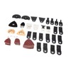 120 Pcs Oscillating Multitool Accessories Saw Blades Durable Quick Release