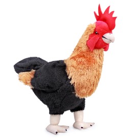 lilizzhoumax Chicken Plush Toy, 30 cm/12 Inches, Simulated Animal Chicken Plush Toy, Kawaii Cuddly Toy, Chicken, Realistic Chicken Plush Game, Poultry Toy for Wild Animals, Gift for Friends and