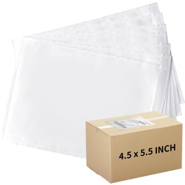 4.5'' X 5.5'' Packing List Envelopes Clear Self-Adhesive Top Loading Mailing Packing List Pouches Shipping Label Envelopes Clear Mailing Label Pouch (200 Packs)