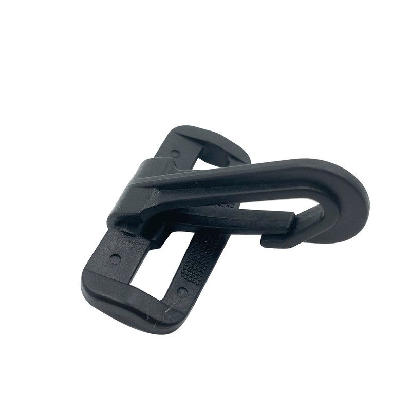 1 1/2 inch Swivel Snap Hook,Black Plastic Lobster Claw Clasp
