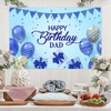 RoadSea Happy Birthday Dad Backdrop Banner - Man Father Birthday