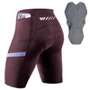 Wulibike Padded Cycling Shorts Mens 3D, Quick Dry Cycle Shorts