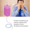 Enema Bag Kit Silicone for Colon Cleansing Home Colonic Portable