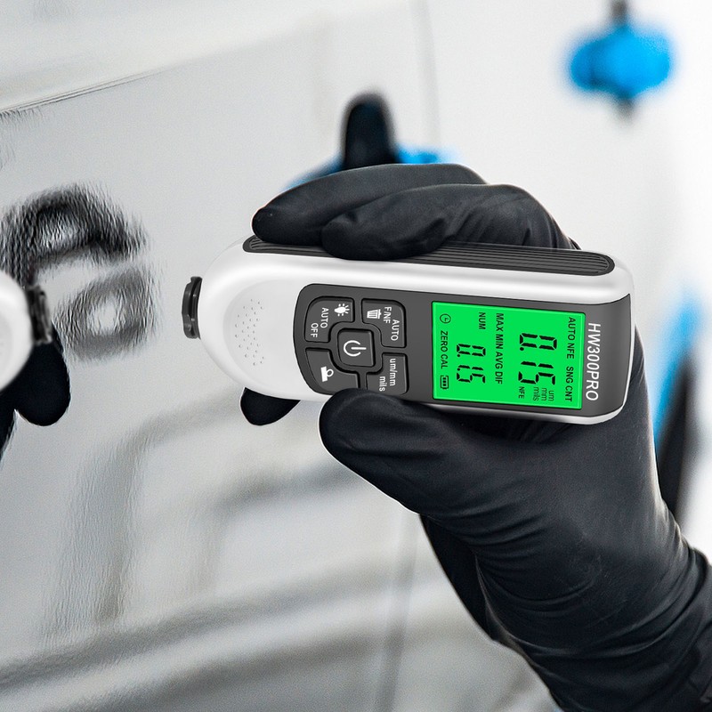 Digital Coating Thickness Gauge High Accuracy Anti Slip Paint Mil