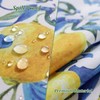 SASTYBALE Lemon Outdoor Tablecloth with Umbrella Hole and Zipper Rectangle