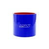 HPS HTSC-325-BLUE Silicone High Temperature 4-ply Reinforced Straight Coupler Hose,