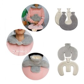 Cold protection water bag hand warmer neck winter M type U type shoulder warm compress Handwar U type gray