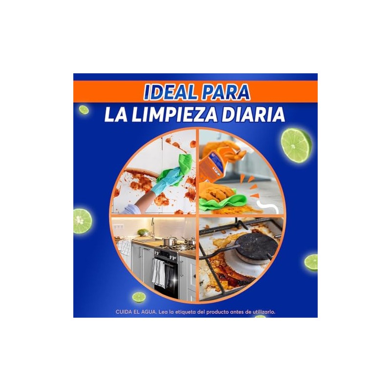 Brasso® desengrasante para cocina repuesto, aroma Limón, 500mL