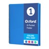 Oxford Poly 8-Pocket Organizer, Letter Size Folder, Durable Translucent Poly,