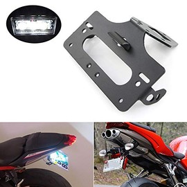 Xitomer Fender Eliminator/Tail Tidy, Fit for Triumph Daytona 675 Street Triple 675 R/RX/RS/S, Compatible with OEM/Stock and Aftermarket Turn Signals, with LED License Plate Light