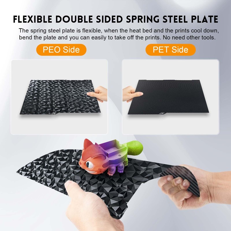 IdeaFormer-3D Diamond PEO+Carbon Fiber PET Build Plate for Anycubic Kobra