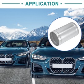 ACROPIX 70mm 2.75" OD 4.72" 120mm Length Universal Aluminum Alloy Intake Piping Adapter Replace Pipe Connector Silver Tone - Pack of 1