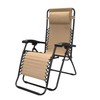 Caravan Canopy Infinity Zero Gravity Steel Frame Patio Deck Chair,