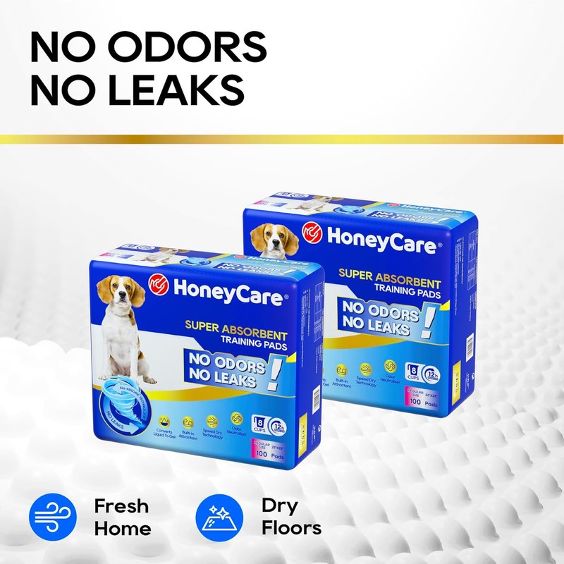 HONEY CARE All-Absorb, Large 22" x 23", 100 Count, Dog