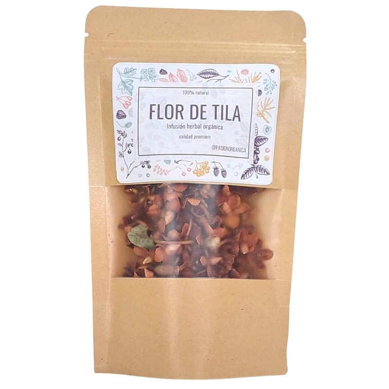 Pasión Orgánica - Té Infusión FLOR DE TILA Orgánica deshidratada