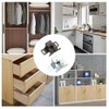 6 Pack Cabinet Latch - Double Roller Catch Hardware for