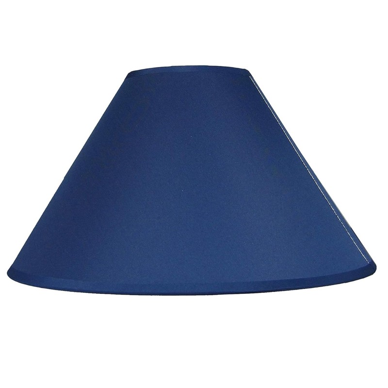 Pack of 2 Navy Lamp Shades 25cm (10") – Cotton