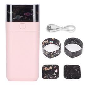 Starlight Humidifier Ultrasonic LED Night Light Silent 300ml Dual Mode Mini Humidifier with Starlight ProjectionPink