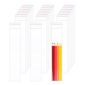 2 x 10" Crystal Sealed Clear Bags 100pcs Clear Long Cello Bags Self Sealing Adhesive Resealable Cellophane Bags 1 Mil for Bakery Cookies Candies Jewelry Crafts Candles (8 Sizes to Choose from)