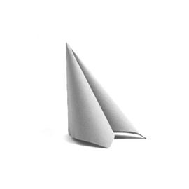 Alvotex Soft Point 50 Napkins, High-Quality Disposable Napkins, 38 x 38 cm, Grey