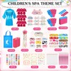 Toulite 10 Sets Spa Birthady Party Supplies for Girls, Kids