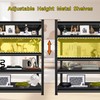 SUPPNEED Steel Metal Utility Garage Shelves: 48''W 1,500Lbs Heavy Duty