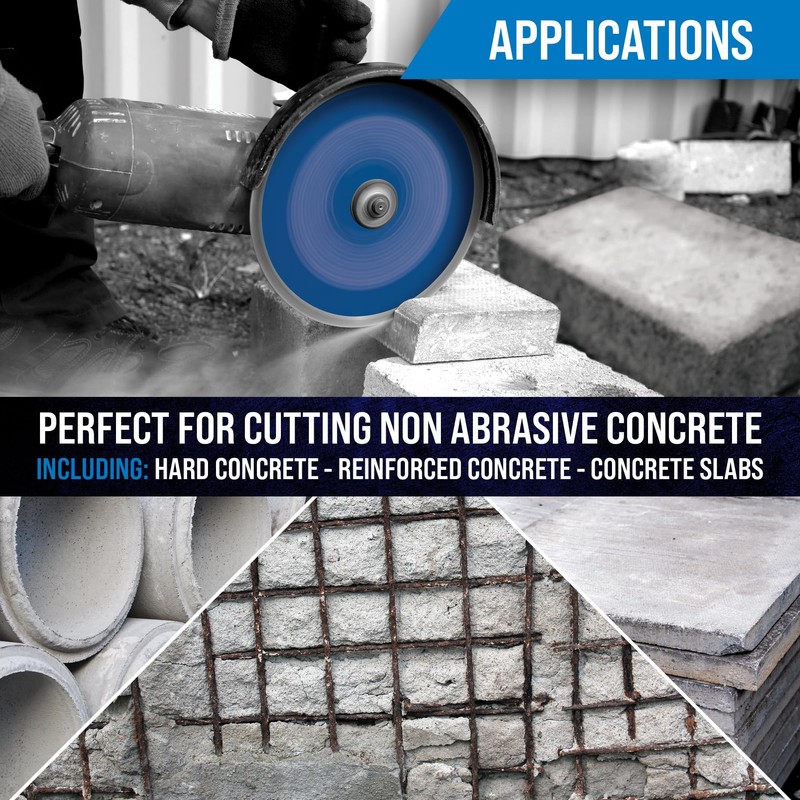 Mexco GPX10 General Purpose Concrete Diamond Blade, Cutting Disc for
