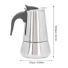 QANYEGN Stainless Steel Coffee Pot for Stovetop - Large Capacity