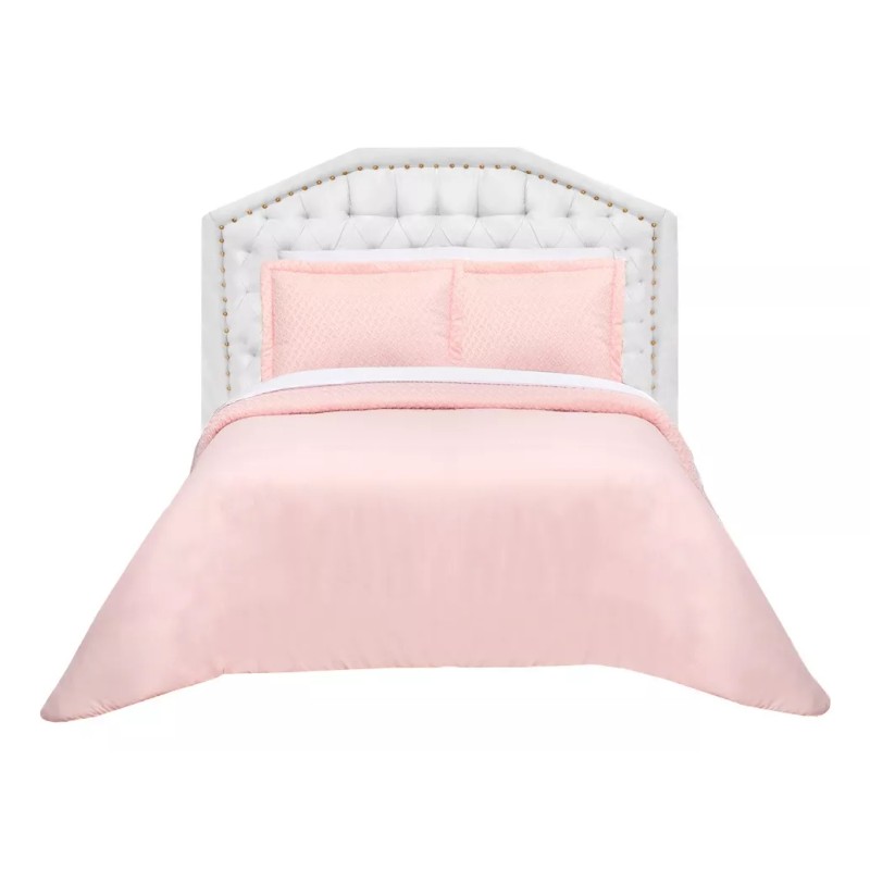 Elefantito Hogar Edredon Matrimonial Con Fundas Jaquard Noli Rosa Suave