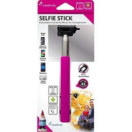 Travelocity Selfie Stick Connect & Shoot Bulit in Button 43'in Extra Long