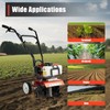 Tiller Cultivator Gas Powered 52CC 2-Stroke Mini Garden Tiller Cultivator