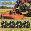 4-Pack Rotary Cutter Flex Coupler Rubber Disc Kit, Replaces 00762215