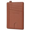 GADIEMKENSD Card Holder RFID Blocking Genuine Leather Slim Card Wallets,