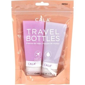 Cala Silicone Travel Bottles Lavender