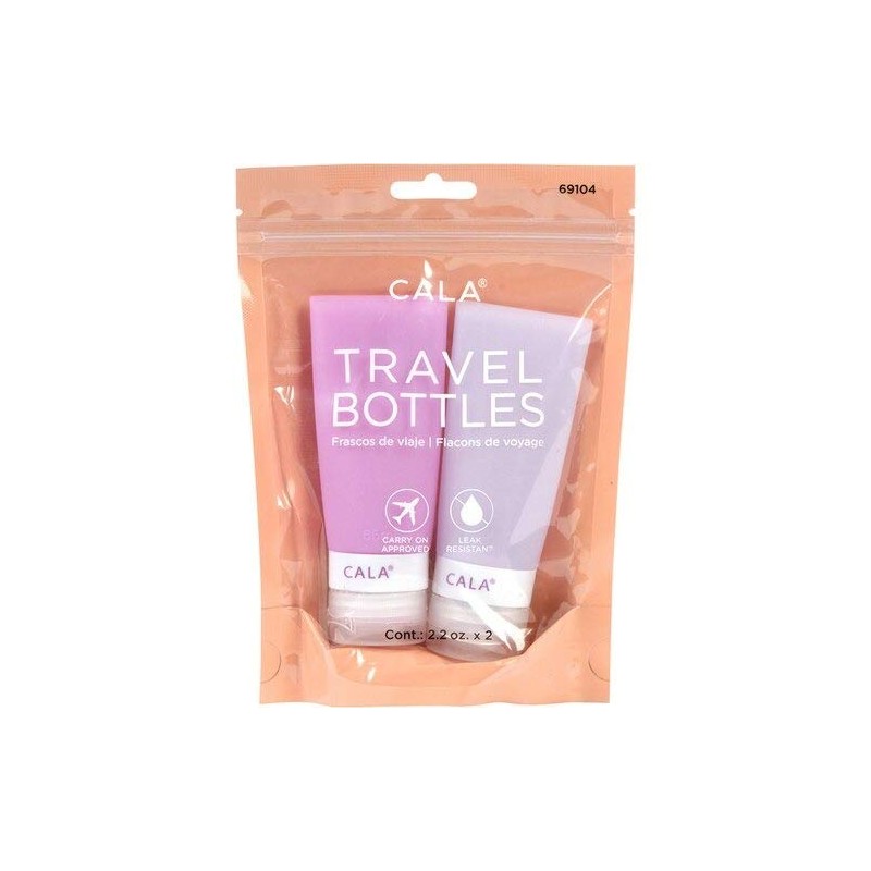 Cala Silicone Travel Bottles Lavender