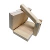 megacook Mini 3-in-1 Wooden Tortilla Press with 2 Sopes